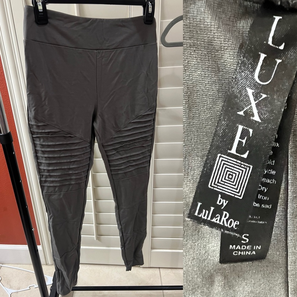 Lularoe Moto leggings size S color charcoal
